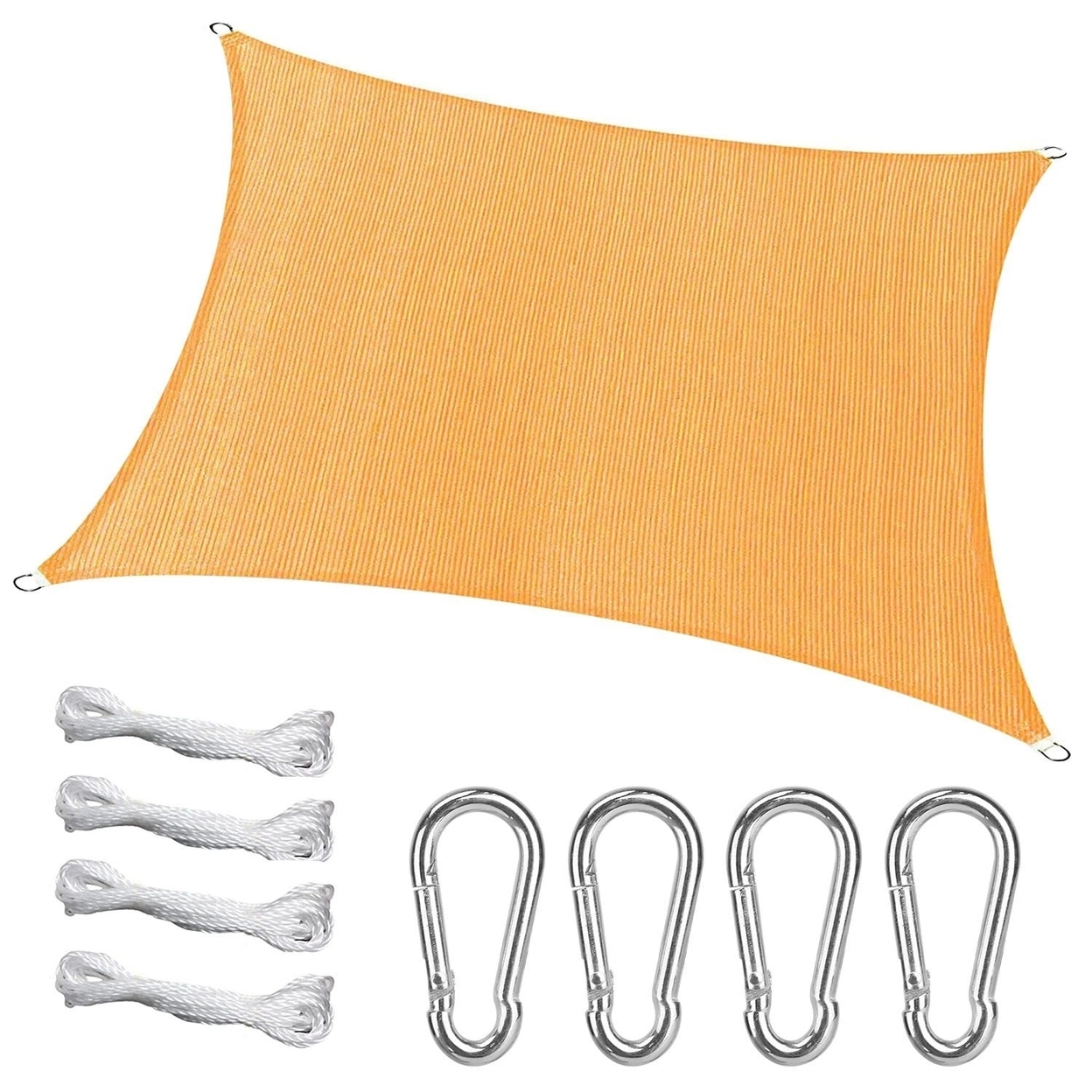 Rectangle Shade Sails Top Canopy UV Block Awning Shelter 185GSM HDPE