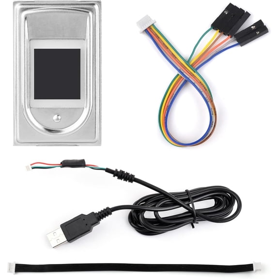 Rectangle-Shaped All-in-One Capacitive Fingerprint Sensor (F), Cortex Processor, UART and USB Communication, Compact Size