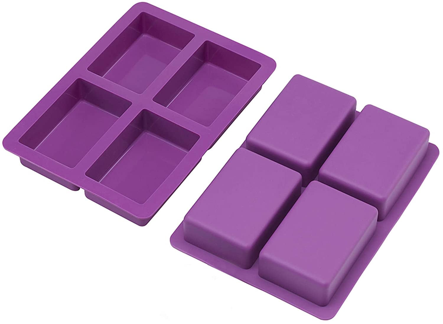 Mose Cafolo Large Silicone Loaf Soap Mold – 12" Cavity, Thick Lip, For Soap, Candle & Chocolate Making