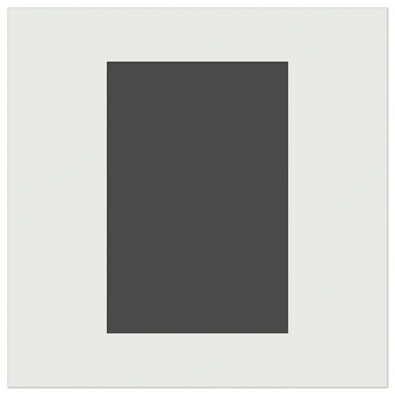 Rectangle Solid DIY Cookie Wall Craft Stencil - 4.5 Inch