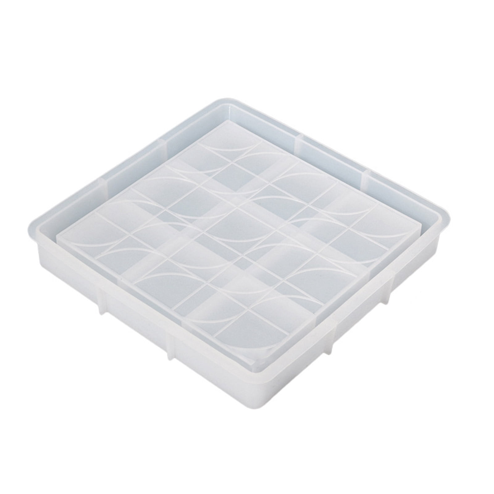 Rectangle Square Tray Mold for Resin Casting Rolling Tray Epoxy Mold ...
