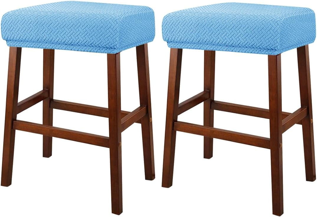 Rectangle Stretch Counter Height Barstool Slipcovers Rectangular Vanity ...