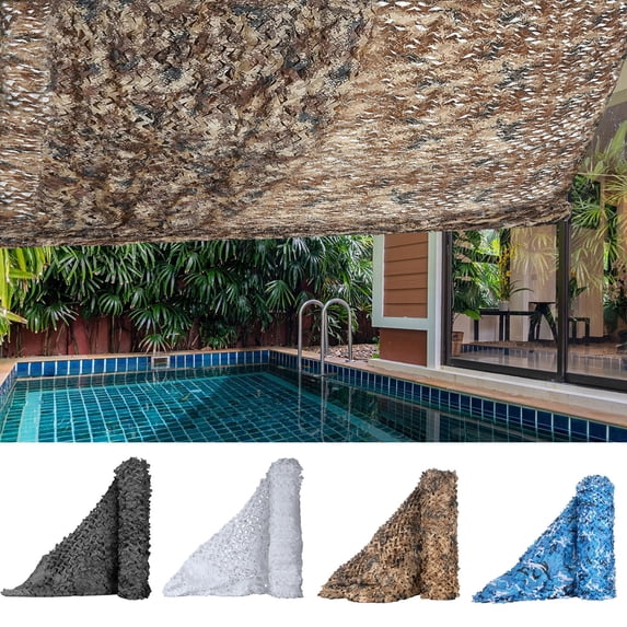 Rectangle Sun Shade Sail for Patio and Pool, 6.5x5 ft UV Sun Protection Canopy, Breathable HDPE Outdoor Awning for Garden, Backyard, Pergola, BBQ Area