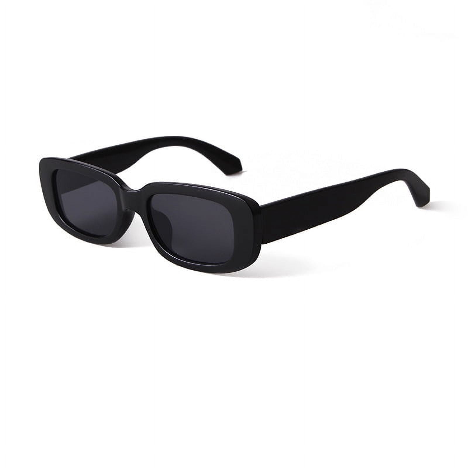 Rectangle Sunglasses Retro Driving Glasses 90’s Vintage Fashion Narrow  Square Frame Sunglasses for Women Men Polarized UV Protection Sun Glasses