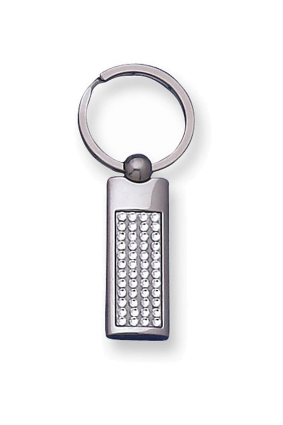 Rectangle Swarovski Crystal Key Ring