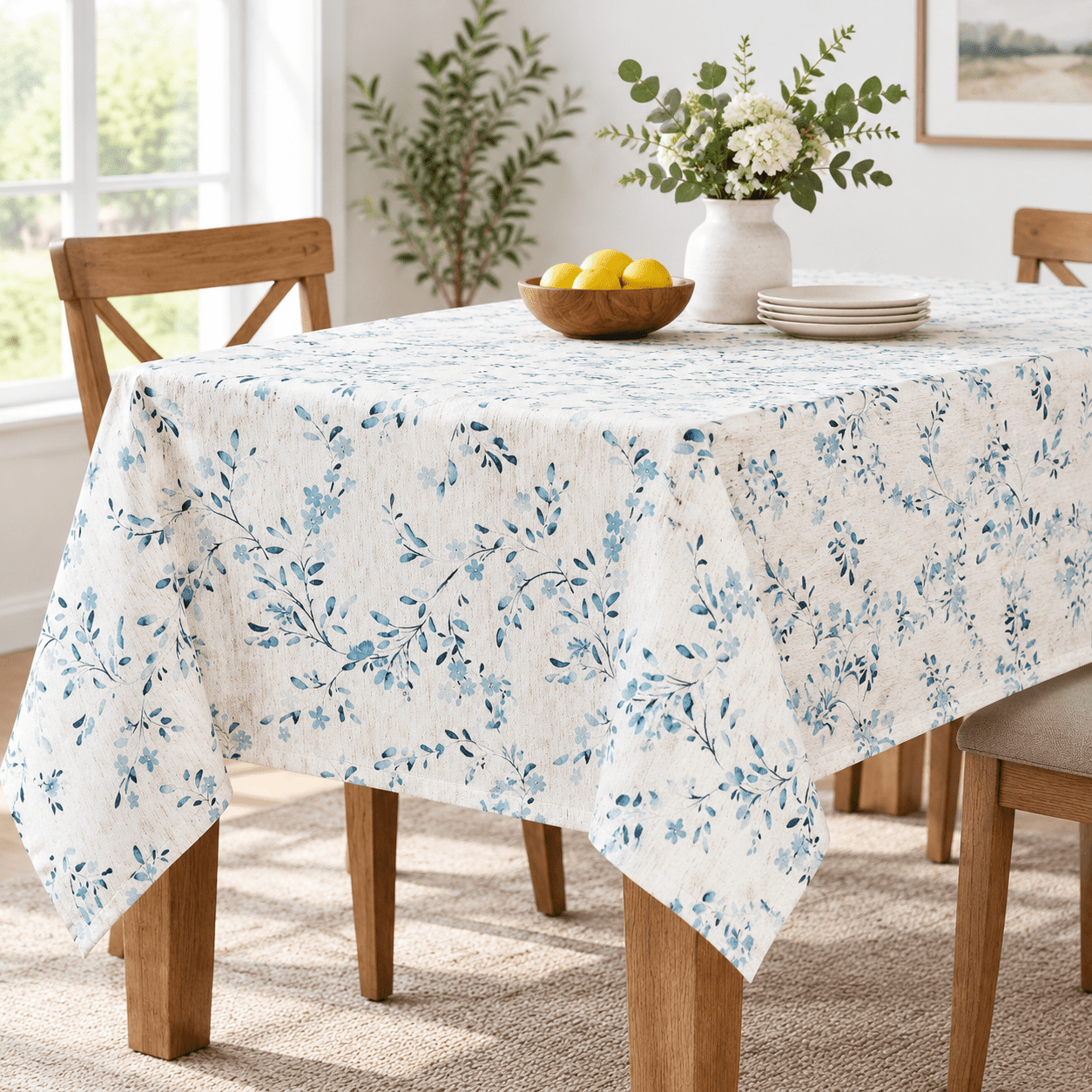 Spring Flower Simpl Rectangle Table Cloth 60x84 Inch - Spring Summer Fltablecloth ...