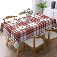 thumbnail image 1 of Rectangle Table Cloth, Buchanan Tartan red White Plaid Resistant Washable Tablecloth Decorative Table Cover for Dining, Indoor and Outdoor, 1 of 1