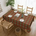 thumbnail image 1 of Rectangle Table Cloth, Clan Chattan Tartan Resistant Washable Tablecloth Decorative Table Cover for Dining, Indoor and Outdoor, 1 of 6