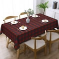 thumbnail image 1 of Rectangle Table Cloth, Clan Donnachaidh Robertson Scottish Tartan Plaid Resistant Washable Tablecloth Decorative Table Cover for Dining, Indoor and Outdoor, 1 of 6