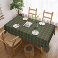 thumbnail image 1 of Rectangle Table Cloth, Clan Pollock Scottish Tartan Plaid Resistant Washable Tablecloth Decorative Table Cover for Dining, Indoor and Outdoor, 1 of 6