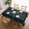 thumbnail image 1 of Rectangle Table Cloth, Clan Stewart Hunting Tartan Green and Blue Plaid Resistant Washable Tablecloth Decorative Table Cover for Dining, Indoor and Outdoor, 1 of 6