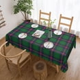 thumbnail image 1 of Rectangle Table Cloth, Clan Young Tartan Plaid Resistant Washable Tablecloth Decorative Table Cover for Dining, Indoor and Outdoor, 1 of 6