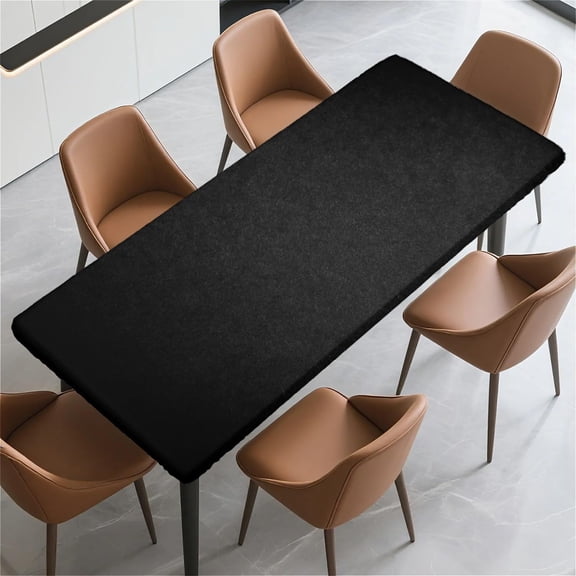 Rectangle Table Cloth Cover Waterproof Elastic Fitted Polyester Fitted Tablecloths for 4 Foot Tables for Indoor, Picnic, Camping, Outdoors