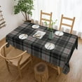 thumbnail image 1 of Rectangle Table Cloth, Gray Plaid Clan Moffat Tartan Resistant Washable Tablecloth Decorative Table Cover for Dining, Indoor and Outdoor, 1 of 6