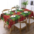 thumbnail image 1 of Rectangle Table Cloth, Scottish Clan Buchan Tartan Plaid Resistant Washable Tablecloth Decorative Table Cover for Dining, Indoor and Outdoor, 1 of 6