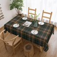 thumbnail image 1 of Rectangle Table Cloth, Scottish Clan Buchanan Hunting Tartan Plaid Resistant Washable Tablecloth Decorative Table Cover for Dining, Indoor and Outdoor, 1 of 6