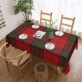 thumbnail image 1 of Rectangle Table Cloth, Scottish Clan Maxwell Red Green Tartan Resistant Washable Tablecloth Decorative Table Cover for Dining, Indoor and Outdoor, 1 of 6