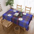 thumbnail image 1 of Rectangle Table Cloth, Scottish Clan Rutherford Tartan Plaid Resistant Washable Tablecloth Decorative Table Cover for Dining, Indoor and Outdoor, 1 of 6