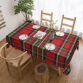 thumbnail image 1 of Rectangle Table Cloth, Scottish Clan Stewart Tartan Plaid Resistant Washable Tablecloth Decorative Table Cover for Dining, Indoor and Outdoor, 1 of 6