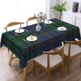 thumbnail image 1 of Rectangle Table Cloth, Scottish Clan Walker Tartan Plaid Resistant Washable Tablecloth Decorative Table Cover for Dining, Indoor and Outdoor, 1 of 1