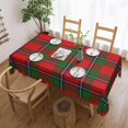 thumbnail image 1 of Rectangle Table Cloth, Sinclair Scottish Plaid Printed Tartan Resistant Washable Tablecloth Decorative Table Cover for Dining, Indoor and Outdoor, 1 of 6