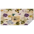 thumbnail image 1 of Rectangle Table Cloth Vintage Floral Butterfly Bird Elegant Rustic Table Clothes 60x120inch Waterproof and Reusable Tablecloths Polyester Tablecloth for Kitchen Dingroom Living Room Parties, 1 of 6