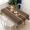 thumbnail image 1 of Rectangle Table Cloth, Waterproof Heavy Duty Vinyl Tablecloths, Wipeable Washable Table Cover Floral Rustic Seasonal Table Cover for Party Picnic Dinner Decor (Boho, 60" X 84"), 1 of 7