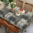 thumbnail image 1 of Rectangle Table Cloth, Waterproof Heavy Duty Vinyl Tablecloths, Wipeable Washable Table Cover Floral Rustic Seasonal Table Cover for Party Picnic Dinner Decor (Boho, 60" X 120"), 1 of 7