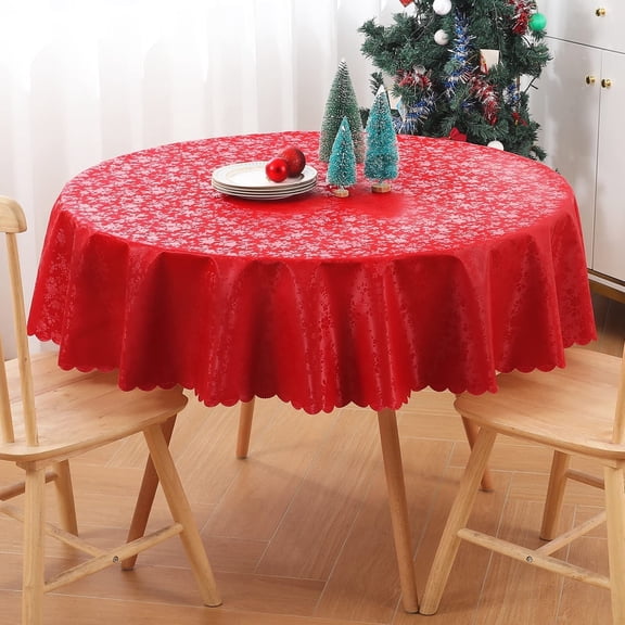 Rectangle Table Cloth, Waterproof Heavy Duty Vinyl Tablecloths, Wipeable Washable Table Cover for Kitchen and Dining Room (Beige, 60" X 84")