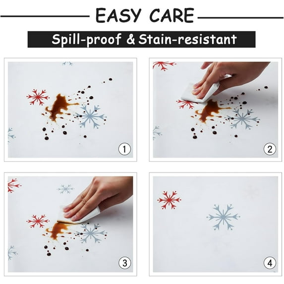 Rectangle Table Cloth, Waterproof Stain Resistant Washable Tablecloth, Moroccan Polyester Table Cover for Dining, Indoor and Outdoor (Light Grey and White, 60" x 84")