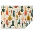 thumbnail image 1 of Rectangle Table Clothes Christmas Tree Tablecloth,Pattern Foldable Table Covers for Picnic Party Halloween Fall Thanksgiving Christmas, 1 of 5