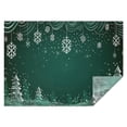 thumbnail image 1 of Rectangle Table Clothes ChristmasTree Winter Snowflake Table Cloth,Modern Foldable Table Cloths for Picnic Party Halloween Fall Thanksgiving Christmas, 1 of 5