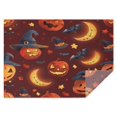 thumbnail image 1 of Rectangle Table Clothes Halloween Evil Pimpkin Moon Table Cloth,Pattern Foldable Table Covers for Picnic Gathering Halloween Fall Thanksgiving Christmas, 1 of 5
