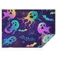 thumbnail image 1 of Rectangle Table Clothes Happy Halloween Ghost Bat Table Cloth,Pattern Washable Table Covers for Picnic Gathering Halloween Fall Thanksgiving Christmas, 1 of 5