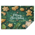 thumbnail image 1 of Rectangle Table Clothes Merry Christmas Tree Gingerbread Man Tablecloth,Decor Washable Table Cloths for Picnic Party Halloween Fall Thanksgiving Christmas, 1 of 5