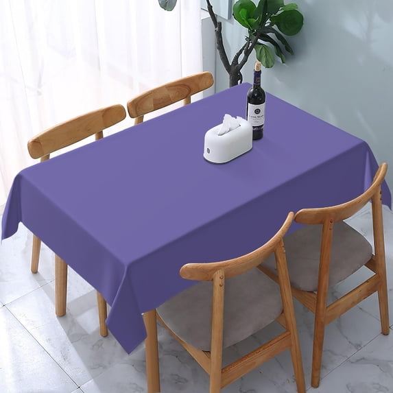 Rectangle Tablecloth Lavender Purple Summer Oblong Table Cover Washable Table Cloths for Kitchen Dinning Party Tabletop Modern Decoration 60 x 84inch