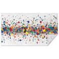 thumbnail image 1 of Rectangle Table Cloths Rainbow Dot Colorful Polka Dot Tableclothes 60x102inch Table Cover Washable Polyester Durable Table Cloth for Dining Table Buffet Parties and Camping, 1 of 6