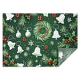 thumbnail image 1 of Rectangle Table Cover Christmas Snowflake Pine Branches Tablecloth,Decor Washable Table Cloths for Picnic Graduation Halloween Fall Thanksgiving Christmas, 1 of 5