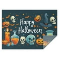 thumbnail image 1 of Rectangle Table Cover Happy Halloween Pumpkin Ghost Skull Bat Tablecloth,Decorative Foldable Table Covers for Picnic Party Halloween Fall Thanksgiving Christmas, 1 of 5