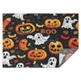 thumbnail image 1 of Rectangle Table Cover Happy Halloween Spooky Trick or Treat Pumpkin Ghost Table Cloth,Modern Oil-Proof Table Covers for Picnic Graduation Halloween Fall Thanksgiving Christmas, 1 of 5