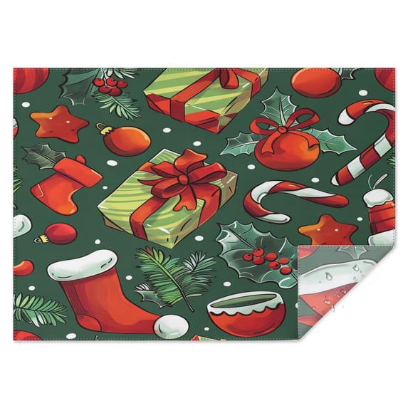 Rectangle Table Cover Welcome Christmas Gift Table Cloth,Decorative Oil-Proof Table Covers for Picnic Catering Halloween Fall Thanksgiving Christmas