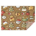 thumbnail image 1 of Rectangle Table Cover Winter Christmas Snowman Table Cloth,Pattern Foldable Table Cloths for Picnic Catering Halloween Fall Thanksgiving Christmas, 1 of 5