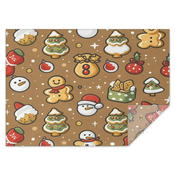 Rectangle Table Cover Winter Christmas Snowman Table Cloth,Pattern Foldable Table Cloths for Picnic Catering Halloween Fall Thanksgiving Christmas