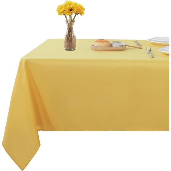 Rectangle Tablecloth 54x78 inch Tablecloth Stain and Wrinkle Resistant Washable Polyester Table Cloth, Decorative Fabric Table Cover for Dining Table, Buffet Parties and Camping Teal