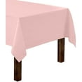 thumbnail image 1 of Rectangle Tablecloth - 60 x 126 Inch Pink Table Cloth for 8 Foot Rectangle Table - Heavy Duty Washable Fabric - for 8 Ft Buffet Table, Holiday Party, Dinner, Wedding & Baby Shower, 1 of 7