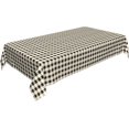 thumbnail image 1 of Rectangle Tablecloth 60x102 Inch, Beige Buffalo Check Plaid Rectangular Table Cloths Water Resistant Spill Proof Table Cloth Cover Dining Table Cover for Party, Wedding, Cocktail, Banquet, Festival, 1 of 8