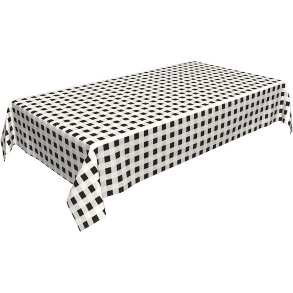 Rectangle Tablecloth 60x102 Inch, Gingham Buffalo Plaid Tablecloth Rectangle Oil Spill Proof Table Cloths Table Topper for Kitchen Dining Picnic Party Home Decoration