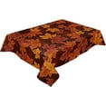 thumbnail image 1 of Rectangle Tablecloth 60x84inch, Thanksgiving Maple Leaves, Vinyl Table Covers Waterproof Oilcloth Table Cloth Linens, Farmhouse Tablecloths for Outdoor Dining Wedding Party Camping, Fall Leaf, 1 of 6