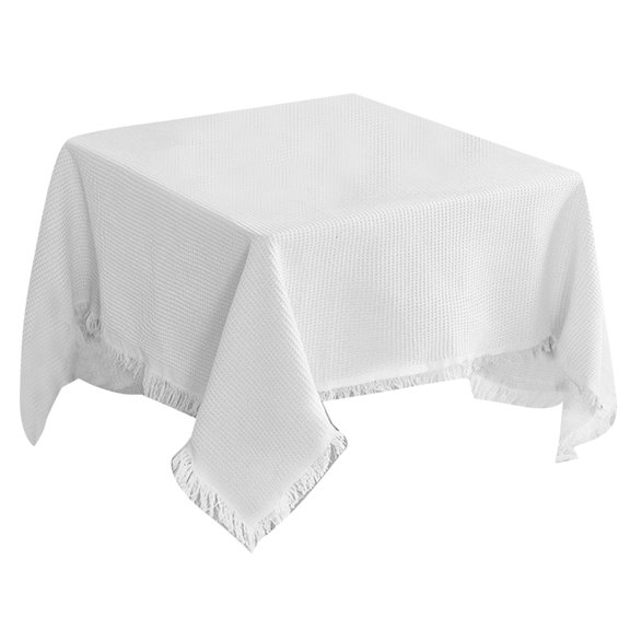 Rectangle Tablecloth Fade Proof Table Cover Cloth for Holiday Gatherings Dining Event Easy Clean Cotton Linen Fabric
