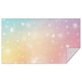 thumbnail image 1 of Rectangle Tablecloth Happy Birthday Colorful Rainbow Love Heart Party Tableclothes 60x102inch Table Cloth Polyester Washable and Durable Table Clothes for Kitchen Parties Weddings and Outdoor Use, 1 of 6